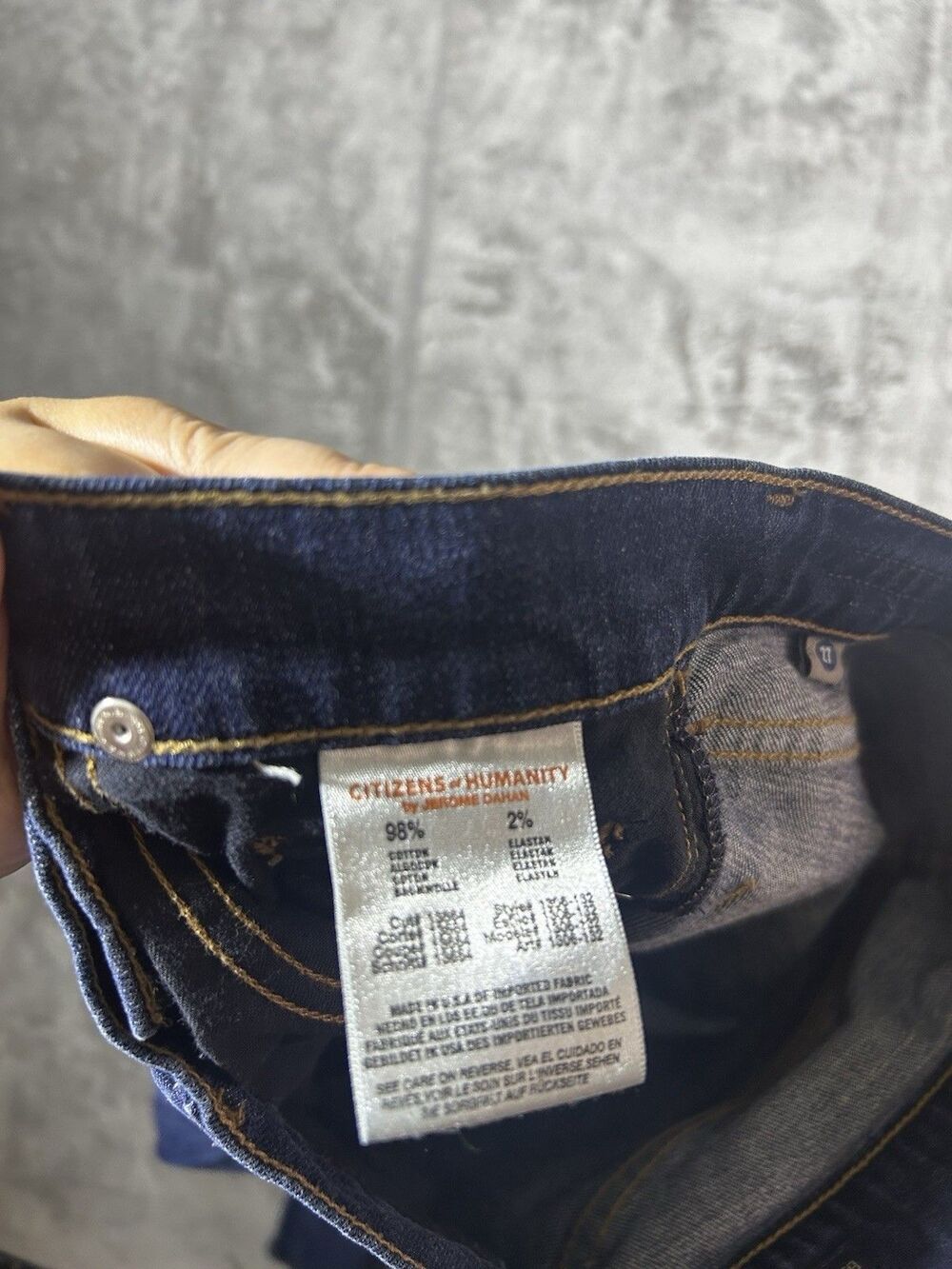 Citizens of Humanity Elson Jeans Womens 27 Medium Rise Straight Leg - Picture 8 of 12